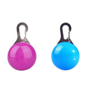 2Pcs Pet Dog Cat Safety LED Clip Buckle Night Light Decor Bulb Collar