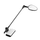 Bicycle Cycling Helmet Mounted Rear View Mirror 360Â° Rotatable Flat Mirror