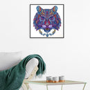 5D DIY Special Shaped Diamond Painting Lion Head Cross Stitch Mosaic Kits