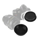 Black Body Cap Lens Rear Cap For All Nikon Camera SLR DSLR mu W4R6