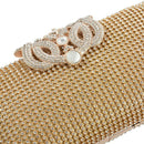 Dazzling Rhinestone Encrusted Evening bag Clutch Purse Party Bridal Prom M3K2