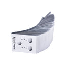 100XSilver Professional Type Plastic Earring Studs Holder Display Hang.Cards Bj