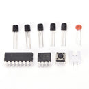 DIY Electronic Dice Kits Suite LED Circuit Kits Stable 4.5-5V Red LED Lights TEU