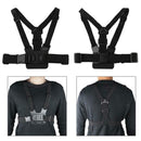 Black Chest Strap for GoPro HERO6 5 4 3+ 3 , 2 Action Camera Harness Adjustable