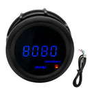 Car Digital Tachometer 2 Inch 52Mm Blue Digital LED 0-9999 RPM Tacho Gauge  F4N3