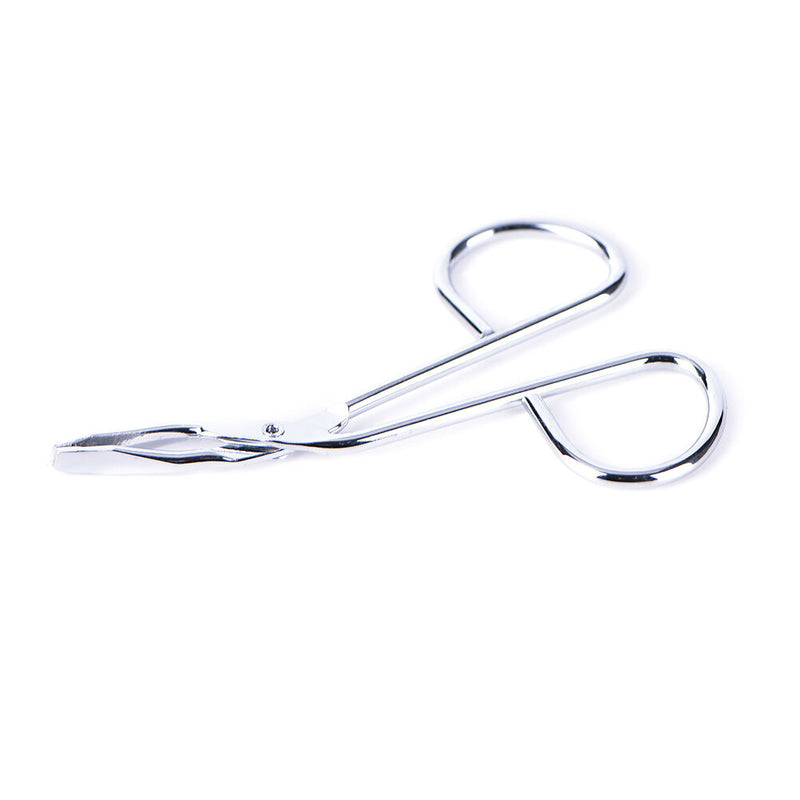 New Scissors Flat Tip Eyebrow Tweezers Clamp Clipper Stainless Removal Tool TE