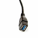 USB 3.0 Right Angle 270 degree Extension Cable Male to Female Adapter Cord, G2P7