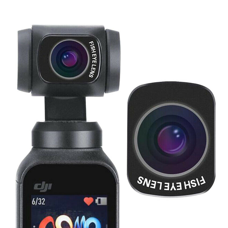 Optical Glass Fisheye Camera Lens Magnetic For DJI OSMO POCKET Gimbal Camera