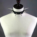 Metal Spike Rivets Rock Gothic Chokers PU Leather Stud Collar Choker Necklac Hn