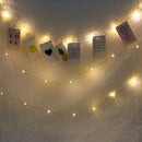 4xLED Light String w/ Clear Photo Clips for Indoor/Outdoor Decoration 100led