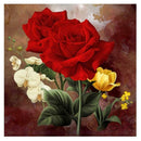 DIY 5D Diamond Embroidery Red Rose Flower Painting Cross Stitch Wall Decor