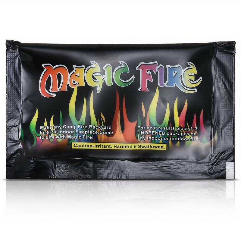Multicolor Fire Magic Tricks Powder Flame Dyeing Outdoor Bonfire Party Supplies