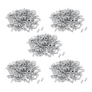 1000x Aluminum Alloy Fishing Line Crimp Wire Leader Sleeve Tube Connector