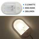 12-24V 24 LED Dome Light Interior Ceiling Lamp w/Independent Switch Boat Yacht