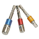 3Pcs Socket Bit Adapter Hex Shank Drill Nut Driver Power Bar set Newest Useful