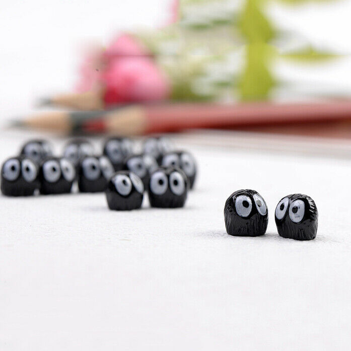 Micro-Landscape Black Coal Briquettes Diy Black Material Decorative Miniatu