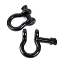 3/4" D Ring Bow Shackle Isolator 4.75 Ton Breaking Strength For Vehicle Recovery