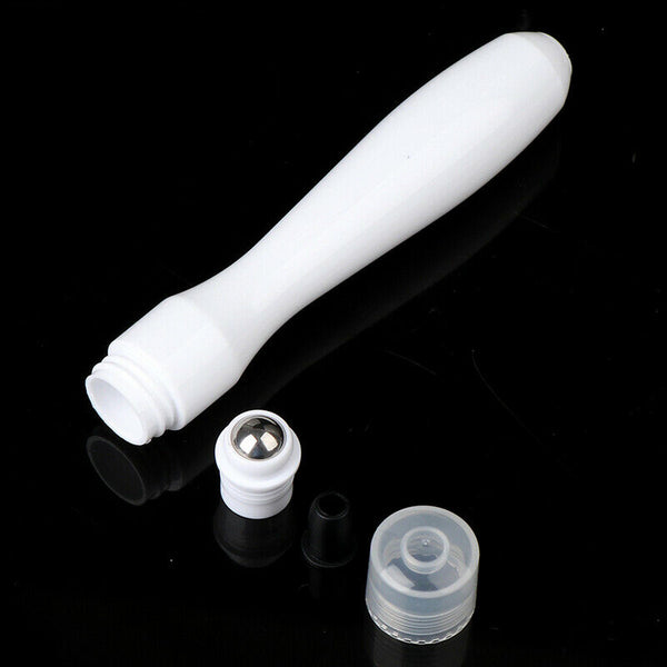 2pcs 15ml White Plastic Roll On Bottles15cc Containers For Essential Oil Ew