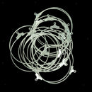 40pcs Large Metal Earrings Round Hoop / Hoops Bling Big Circle Dangle Women