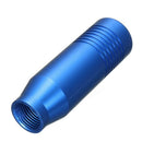 Universal car Aluminum Manual blue Gear Stick Shift Shifter Lever Knob 85mm
