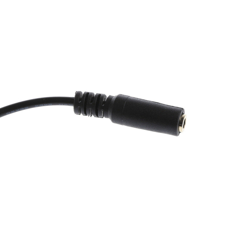 Right Angled 3.5mm 3pole Audio Stereo Male to 4 Pole Female Extension Cable