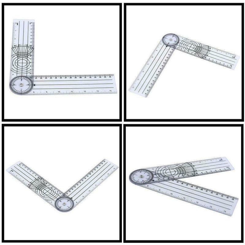 Ruler Measuring Tool Degree Angle Protractor Metric Measure Tool