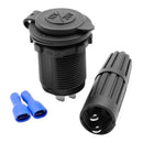 12-24V Waterproof Car Auto Boat Motorcycle Sockets Power Outlet Receptacle A