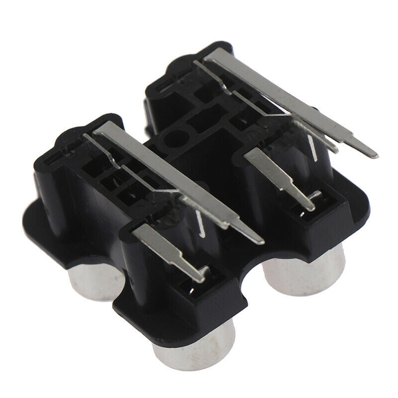 2pcs 4way 6Pin RCA Female Audio Video Plug AV Concentric Socket Connect OZ