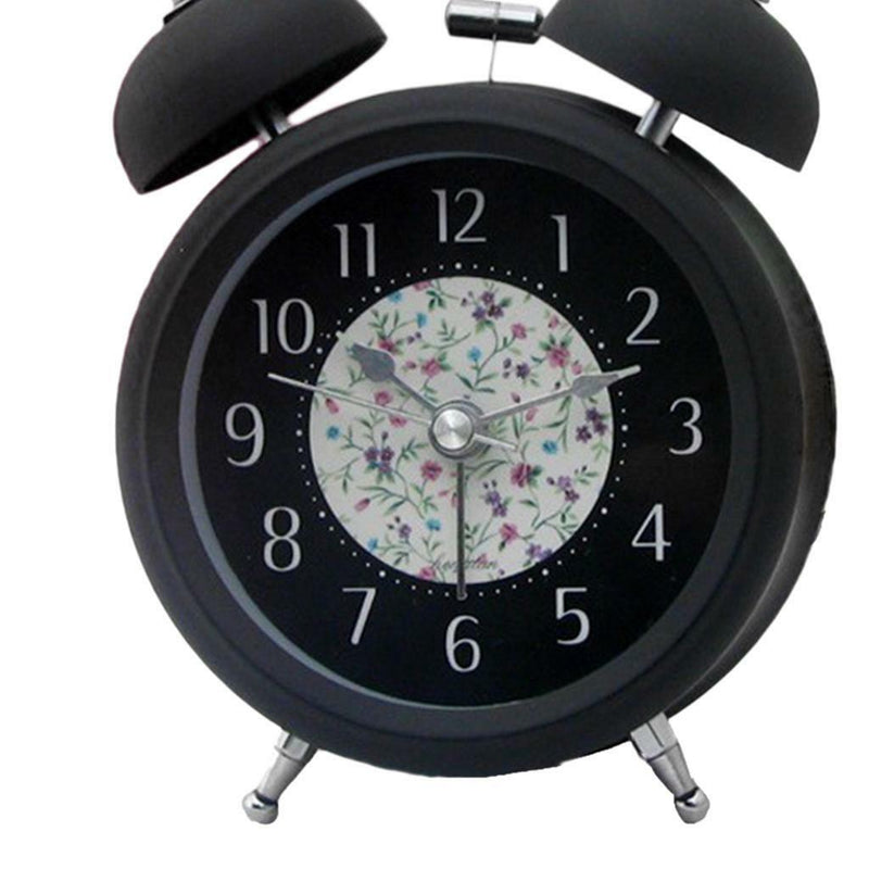 Twin Bell Alarm Clock Loud Retro Alarm Clock Quartz Operated with Nightlight