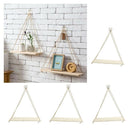 4x Wall Mounted Shelves Garden Flowers Pot Hanging Shelves Bedroom Decor