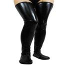 Fashion Womens Sexy Long Socks Thigh High Stockings Faux Leather Club-we DDY