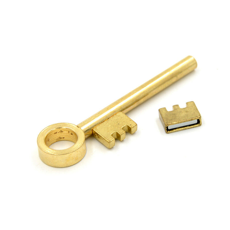 Golden Moving Skeleton Key Close Up Magic Trick Ghost Haunted Visual Prop  3C