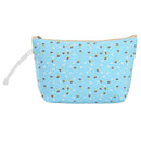Portable Flower Floral Pen Bag Cosmetic Storage Travel Stationery Pouch (A) A