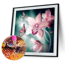 Diamond Embroidery Diamond Painting Butterflies in Love with Flowers Decor