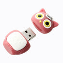 16GB USB 2.0 Memory Stick Flash Pen Drive Storage Cute Owl Red
