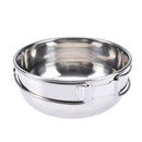 1pc stainless steel folding camping picnic mess tin bowl cookware N JC&M