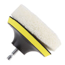 Set of 2 Power Scrubber Brush Drill Brushes Cleaner for Bathroom Surfaces Tub