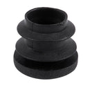 15Pcs Black Plastic Blanking End Cap Round Tube Insert Pipe Bung 16mm