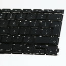 Black Plastic Notebook Keyboard for Macbook A1425, Small Enter Key, UK Layout