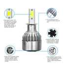2pcs LED headlight bulb 72W 7600LM LED headlight conversion kit - 6000K Xen