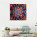 5D DIY Special Shaped Diamond Painting Ethnic Flower Cross Stitch Embroider
