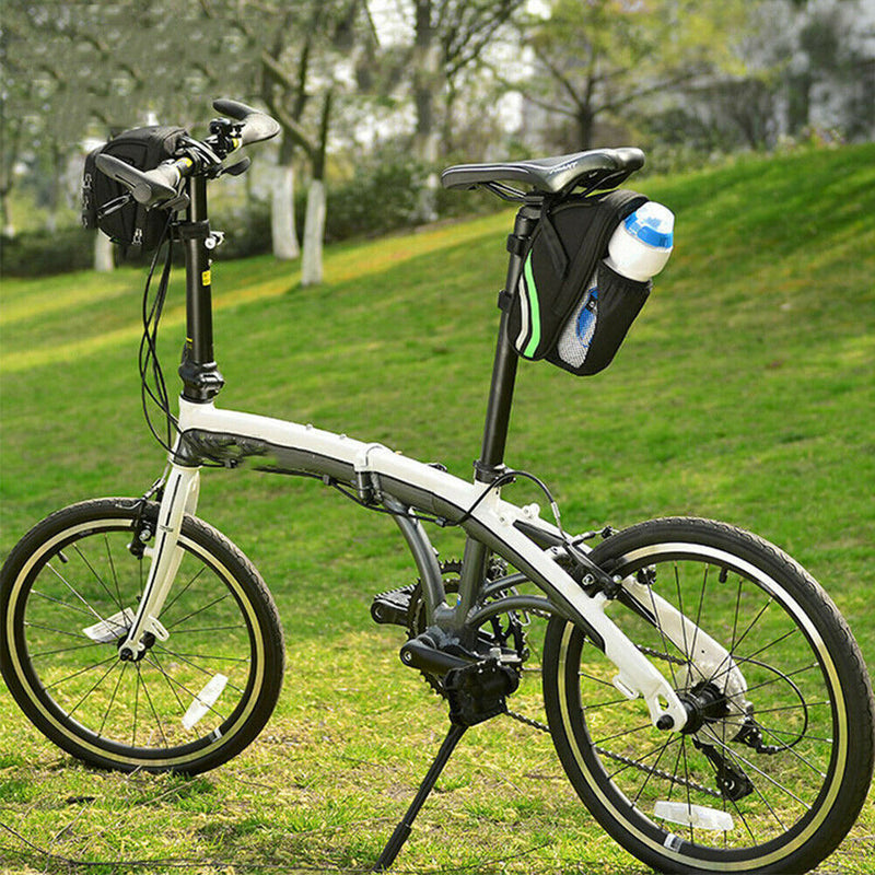 Rear Seat Water Bottle Pocket Bicycle Accessories Bike Saddle Bag Large Capacity