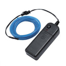 Neon Glowing Electroluminescent Wire (El Wire) with Battery Pack Controller