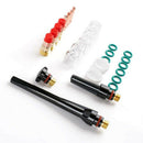 28Pcs/Set TIG Welding Torch Gas Lens 4 5 6 7 8 Pyrex Cup Kit for Tig WP-17/
