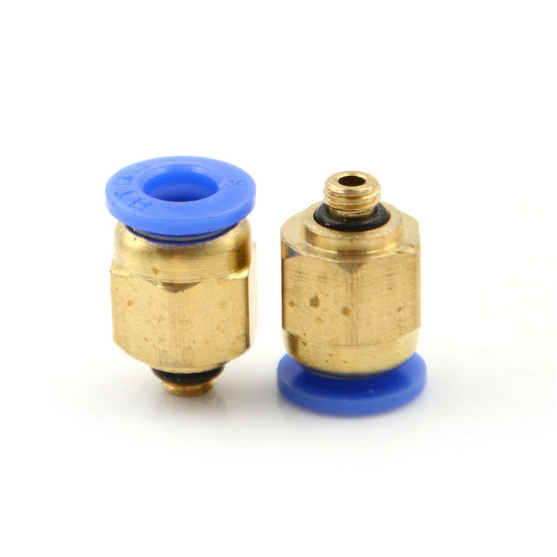 5PCS Male M5 - 6mm Straight Push in Fitting Pneumatic Push to Connect Air Hn