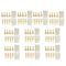 10 Kits 4 Way Pin 6.3mm Electrical Locking TAB Connector Plug & Socket Kit