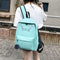 4pcs/set Cute Printing Women Shoulder Crossbody Pen Bags Backpacks (Green) A#S