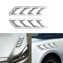 1 Pair Car Styling Stickers Decorative Air Flow Intake Hood Fender Decals