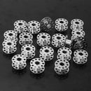 20Pcs Metal Stainless Sewing Machine Bobbins For Brother JANOME SINGER