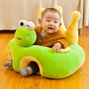 Creative Cartoon Baby Sofa Cover Learn to Sit Seat Feeding Chair Case (B) A